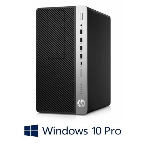 Calculatoare HP ProDesk 600 G3 MT, Quad Core i5-7500, 8GB DDR4, Win 10 Pro